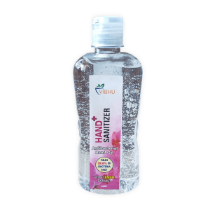 Vibhu's 500 ml Antibacterial Hand Gel Sanitizer with Lemon Extract