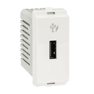 Schneider Electric Livia 1 Module USB Charger (Pack of 10 Pcs), P7002