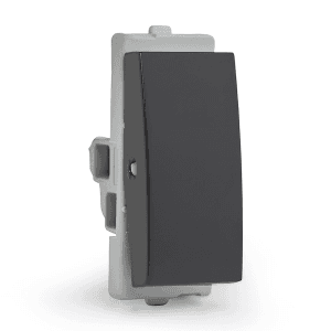 Schneider Electric Opale 6 Amp 1 Way Switch - Coke Grey (Pack of 20 Pcs), AAKY1001