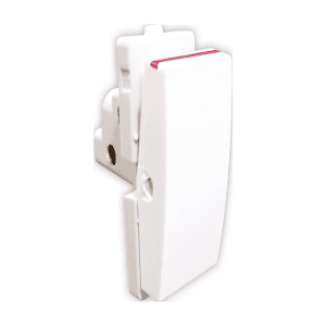 Schneider Electric Opale 6 Amp 2 Way Switch - White (Pack of 20 Pcs), X1002WH