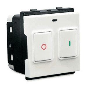 Schneider Electric Opale 25 Amp Motor Starter Switch (Pack of 10 Pcs), X1186WH