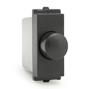 Schneider Electric Opale 1 Module Step Fan Regulator - Coke Grey (Pack of 10 Pcs), AAKY3100