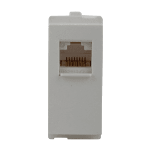 Schneider Electric Opale RJ 11 Telephone Outlet With Shutter - White (Pack of 10 Pcs), X4011WH