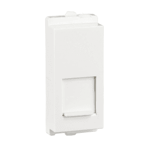 Schneider Electric Opale RJ 45 Cover For Key Stone Type - White (Pack of 10 Pcs), X4050WH