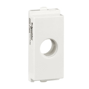 Schneider Electric Opale Gripped Cord Outlet - White (Pack of 10 Pcs), X4550WH