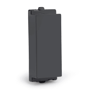 Schneider Electric Opale 1 Module Blank Off Unit - Coke Grey (Pack of 20 Pcs), AAKY0001