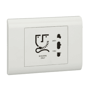 Schneider Electric Opale Shaver Socket, AAKX6006