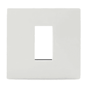 Schneider Electric Opale 1-2 M Grid & 1 Module Cover Frame - White (Pack of 10 Pcs), X0701