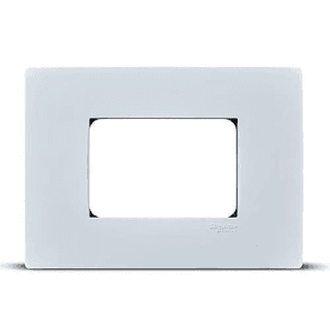 Schneider Electric Opale 3 M Universal Grid & 3 Module Cover Frame - White (Pack of 10 Pcs), X0733WH
