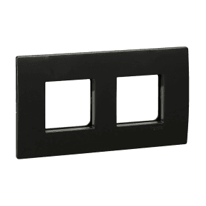 Schneider Electric Opale 4 M Grid & 4 Module Cover Frame - Coke Grey (Pack of 10 Pcs), AAKY0804