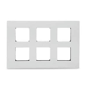 Schneider Electric Opale 12 M Grid & 12 Module Cover Frame - White (Pack of 5 Pcs), X0712