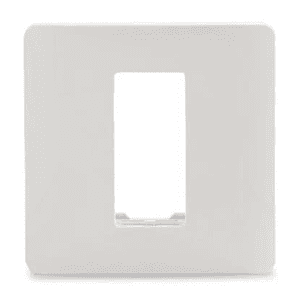 Schneider Electric Zencelo 1 M Grid & 1 Module Cover Frame - White (Pack of 10 Pcs), IN8401C
