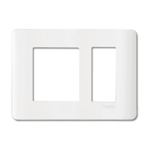 Schneider Electric Zencelo 3 M Grid & 3 Module Cover Frame - White (Pack of 10 Pcs), IN8403C