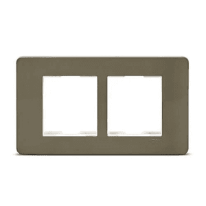 Schneider Electric Zencelo 4 M Grid & 4 Module Cover Frame - Dark Grey (Pack of 10 Pcs), IN8404C(BZ)