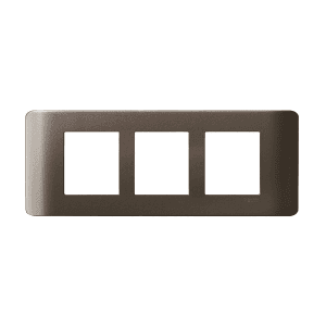 Schneider Electric Zencelo 6 M Grid & 6 Module Cover Frame - Dark Grey (Pack of 5 Pcs), IN8406C(BZ)