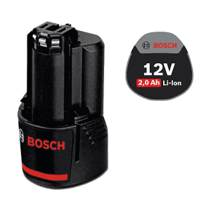 Bosch 12V / 2.0 Ah Lithium-ion Professional Battery Pack, GBA 12V 2.0Ah