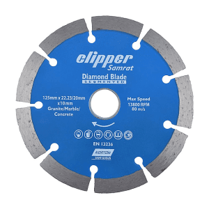 Norton Clipper Samarat 5 inch / 125 mm Segmented Diamond Blade (Pack Of 100 Pcs), CP1250