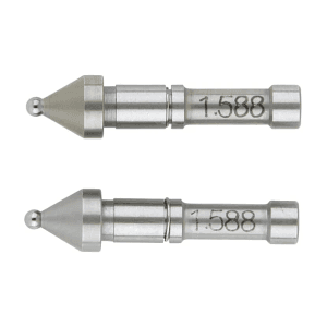 Mitutoyo 1.588 mm Dia. Interchangeable Ball Anvil-spindle Tip for Gear Tooth Micrometers, 124-804