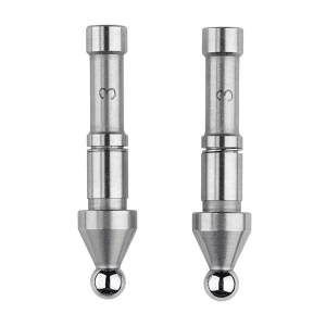 Mitutoyo 3.0 mm Dia. Interchangeable Ball Anvil-spindle Tip for Gear Tooth Micrometers, 124-807