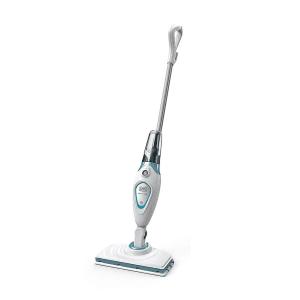 Black+Decker 1300-Watt Steam Mop with Easy GlideTM Micro fibre pad & 99.9% Germ Protection, FSM1605-B1