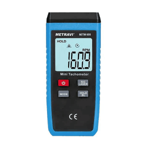 Metravi 10 - 99999 RPM Non-Contact Digital Tachometer, NCTM-500