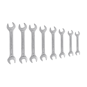 JK 8 Pcs Double Ended Open Spanner Sets, SD7800067