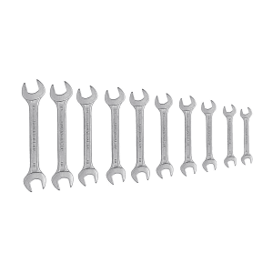 JK 10 Pcs Double Ended Open Spanner Sets, SD7800068