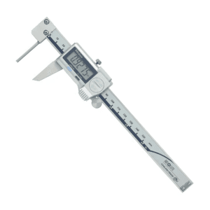 Mitutoyo 150 mm / 6 inch Digital ABS Tube Thickness Caliper with Thumb Roller, 573-761-20