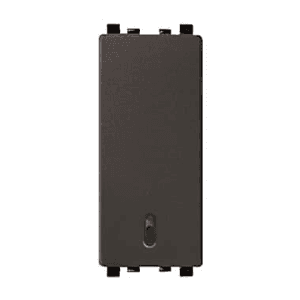 Schneider Electric Zencelo 6 Amp 2 Way Switch - Dark Grey (Pack of 10 Pcs), IN8402(BZ)