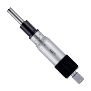 Baker 0 - 25 mm Metric Micrometer Head (Plain Holding Diameter), MMA25-HP