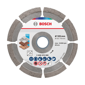 Bosch 105 mm Multi Material Diamond Cutting Disc, 2 608 615 280