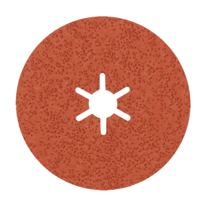 Bosch 100 mm / 80 Grit EXPERT R782 Prisma Fibre Disc For Small Angle Grinders (Pack of 25 Pcs), 2 608 621 818