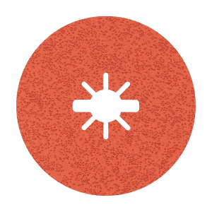 Bosch 125 mm / 80 Grit EXPERT R782 Prisma Ceramic X-LOCK Fibre Disc (Pack of 25 Pcs), 2 608 621 826