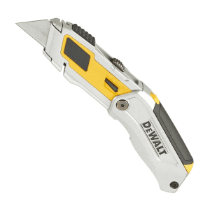 Dewalt 61 mm Deadbolt Mechanism Premium Folding Retractable Utility Knife With 3 Replaceable Blades, DWHT0-10296