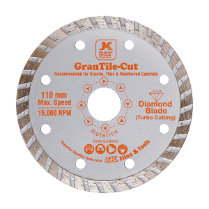 JK Turbo 4 inch / 110 mm Diamond Cutting Blades (Grantile Cut), SD9060246