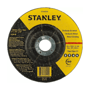 Stanley 100 x 6 x 16 mm Metal Grinding Wheel, STA4500-IN