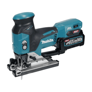 Makita 40Vmax XGT BL 26 mm (1") Cordless Barrel Handle Jig Saw with 3 Orbital Settings plus Straight Cutting & Twin LED Lights (Bare Tool), JV001GZ