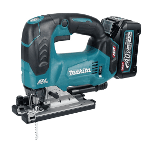 Makita 40Vmax XGT BL 26 mm (1") Cordless Top Handle Jig Saw with 3 Orbital Settings plus Straight Cutting & Twin LED Lights (Bare Tool), JV002GZ