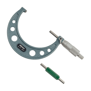 Mitutoyo 3 - 4 inch Outside Micrometer with Ratchet Stop, 103-180