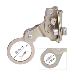 Karam 25 mm Dia. Openable Rope Grab Permanently Linked With Karabiner PN112, RG08 (25)(112)