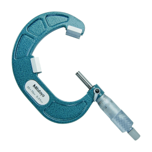 Mitutoyo 55 - 70 mm V-Anvil Micrometer with Carbide Tip (3 Flute), 114-105