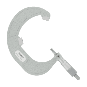 Mitutoyo 85 - 100 mm V-Anvil Micrometer with Carbide Tip (3 Flute), 114-107