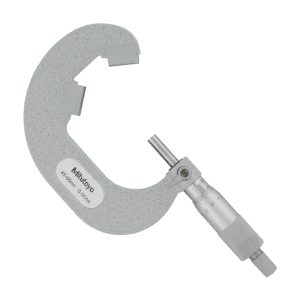 Mitutoyo 45 - 65 mm V-Anvil Micrometer with Carbide Tip (5 Flute), 114-123