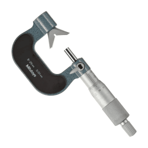 Mitutoyo 5 - 25 mm V-Anvil Micrometer with Carbide Tip (5 Flute), 114-165