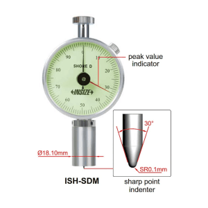 Insize 20-90HA Range Shore Durometer Measurement , ISH-SDM