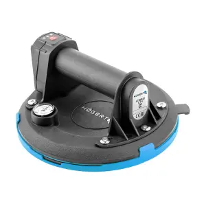 Hogert 200 mm Cordless Suction Cup with Pressure Gauge, HT3B340