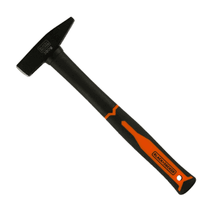 Black+Decker 300 Gms Metal Fiberglass Handle Din Hammer, BDHT51394