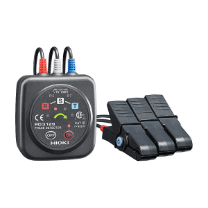 Hioki 70V - 600V Phase Detector With Easy-to-Read Arrow & Non-Metallic Contact Clips, PD3129