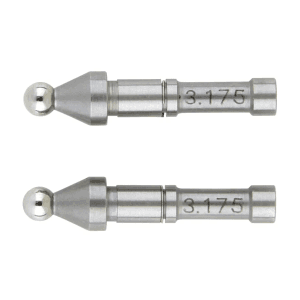 Mitutoyo 3.175 mm Dia. Interchangeable Ball Anvil-spindle Tip for Gear Tooth Micrometers, 124-808