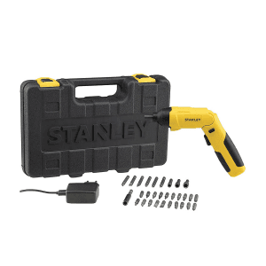 Stanley 4V / 1.5 Ah / 6.35mm Li-ion Cordless Screwdriver With Integrated LED & 30 pcs Accessories Set, SCS4K-B1